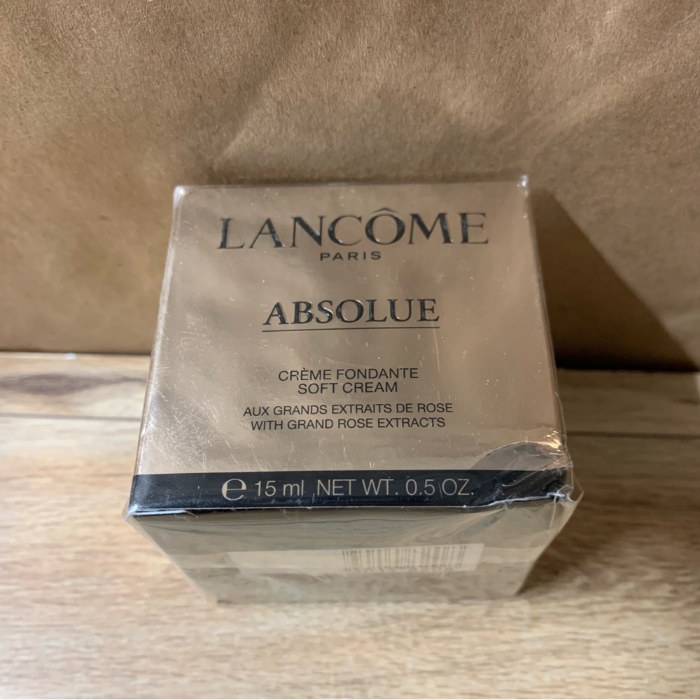 New! Lancôme Paris Absolue Soft Cream 15ml Travel Grand Rose